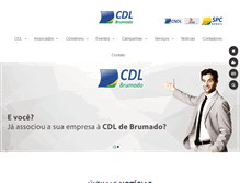 Tablet Screenshot of cdldebrumado.com.br